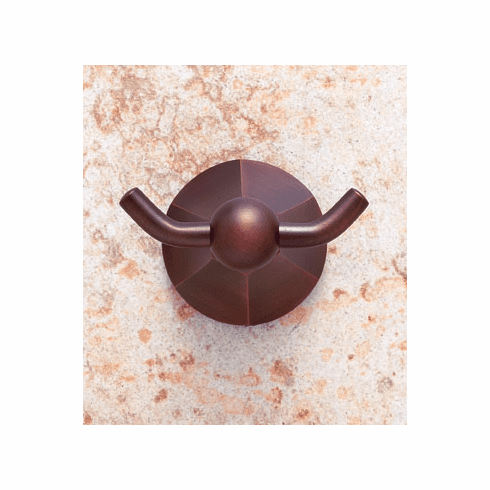 JVJ 25307 Prism Double Robe Hook Old World Bronze