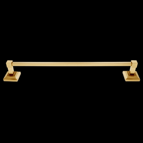 JVJ 25724 Luster Series Satin Brass Finish 24" Towel Bar,  Solid Brass