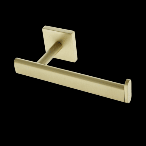 JVJ 25805 Messina Series Satin Brass Finish Squared Euro Paper Holder C/S, Zinc & Stainless Steel