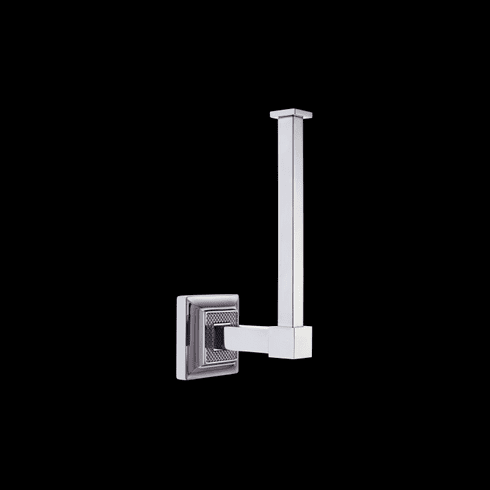 JVJ 26405 Luster Series Polished Chrome Euro Paper Holder,  Solid Brass