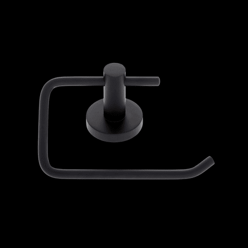 JVJ 26905 Murcia Series Matte Black Finish Euro Paper Holder C/S,  Zinc & Stainless Steel