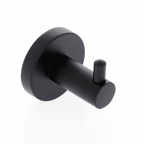 JVJ 26907 Murcia Series Matte Black Finish Robe Hook,  Zinc