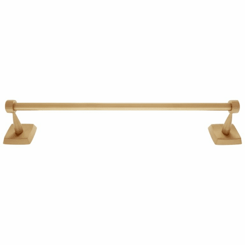 JVJ 29524 Serene Series Satin Brass Finish 24" Towel Bar, Solid Brass