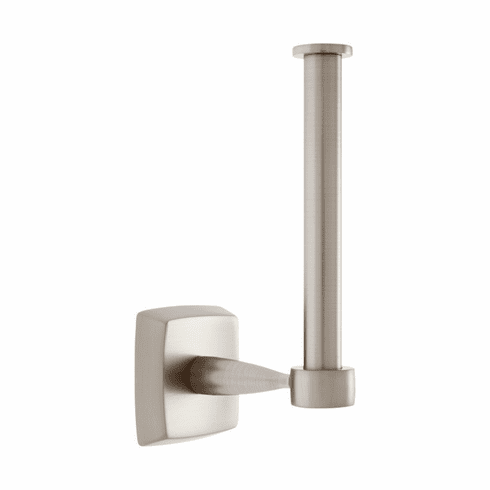 JVJ 29705 Serene Series Satin Nickel Euro Paper Holder,  Solid Brass