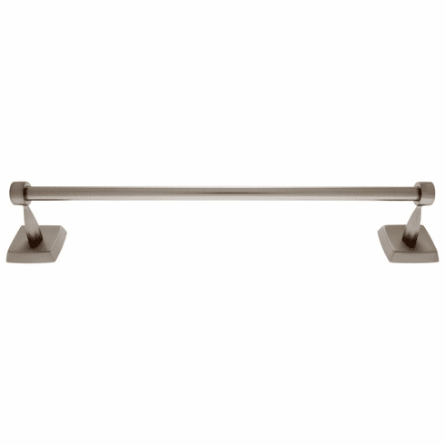 JVJ 29724 Serene Series Satin Nickel Finish 24" Towel Bar,  Solid Brass