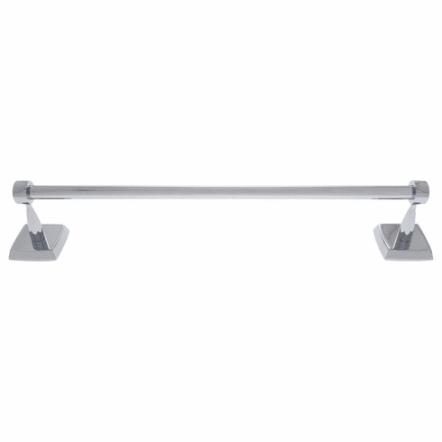 JVJ 29824 Serene Series Polished Chrome Finish 24" Towel Bar,  Solid Brass