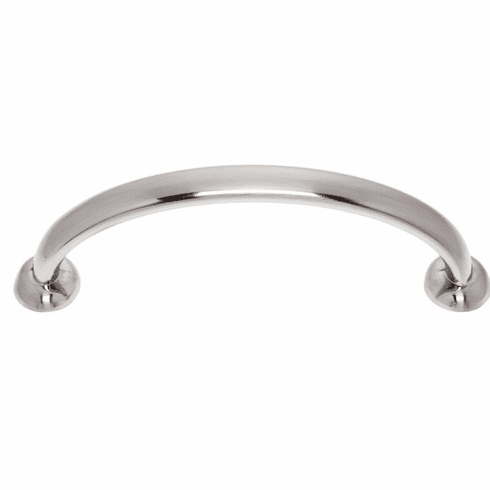 JVJ 30146 Newport Collection Satin Nickel Finish 96 mm c/c Traditional Pull with Round Feet