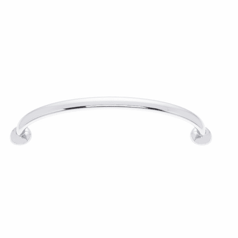 JVJ 30226 Newport Collection Polished Chrome Finish 128 mm c/c Traditional Pull with Round Feet