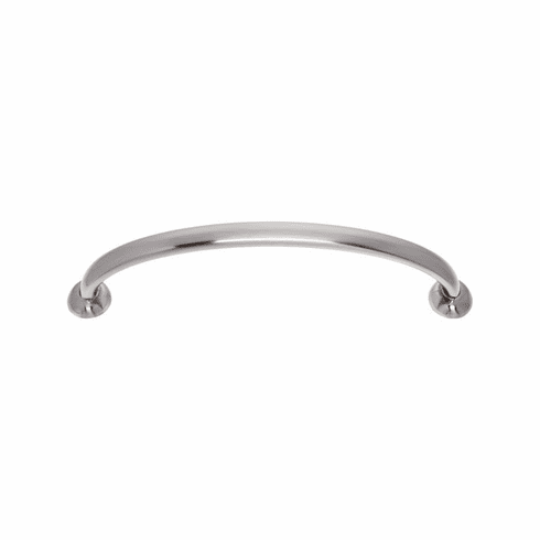 JVJ 30246 Newport Collection Satin Nickel Finish 128 mm c/c Traditional Pull with Round Feet