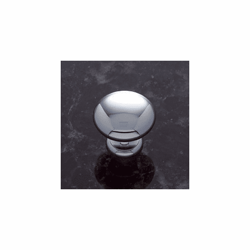 JVJ 30526 Classic Collection Polished Chrome Finish 1-1/4” Mushroom Knob, Solid Brass