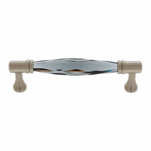 JVJ 30746-D 96 mm Faceted Smoked Pull Satin Nickel