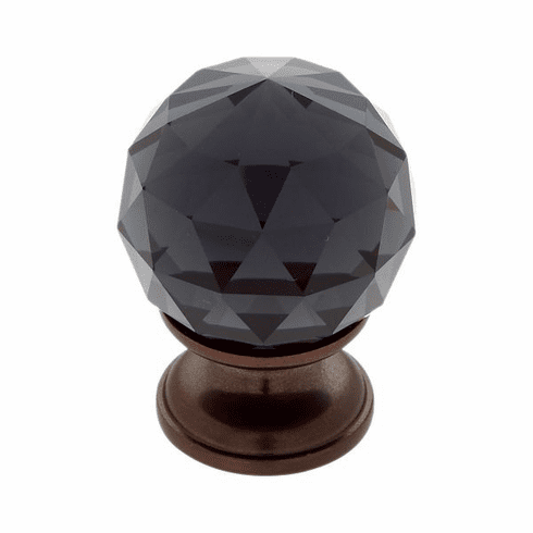 JVJ 32912-D 30 mm Round Faceted Knob Old World Bronze