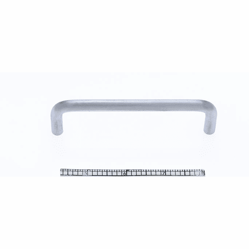 JVJ 33439 Satin Chrome Finish 4" C/C Wire Pull, Composition Solid Brass