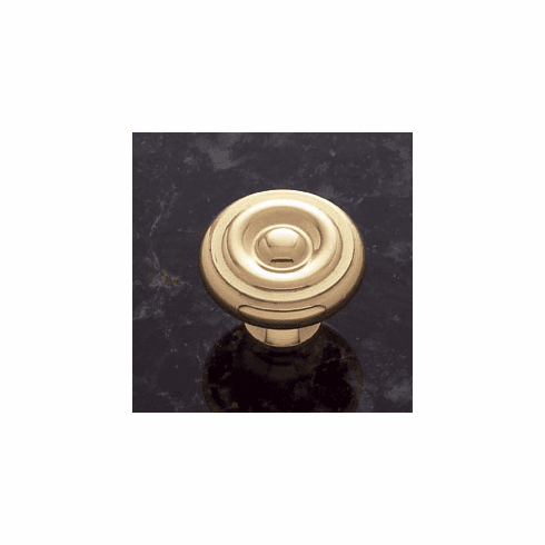 JVJ 34901 Solid Brass Finish 1  Georgian Knob, Composition Solid Brass