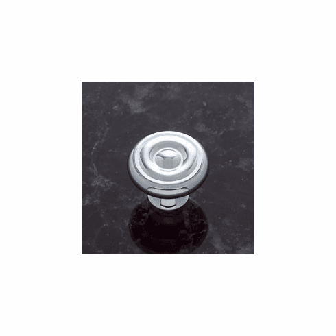 JVJ 35026 Chrome Finish 1  Georgian Knob, Composition Solid Brass