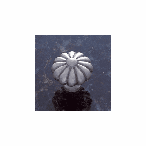 JVJ 35146 Classic Collection Satin Nickel Finish 35 mm Pumpkin Knob, Solid Brass