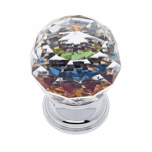 JVJ 35626-D 30 mm Round Prism Knob Polished Chrome