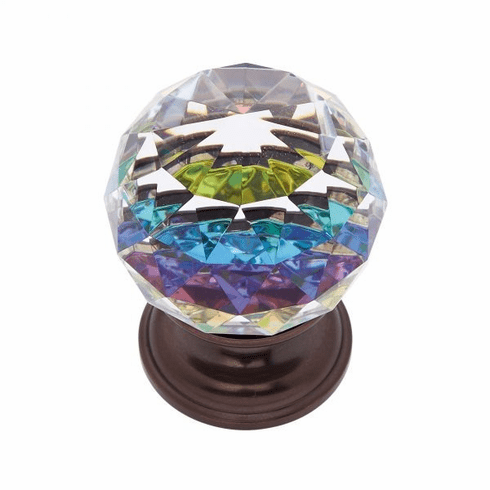 JVJ 36412-D 40 mm Round Prism Knob Old World Bronze