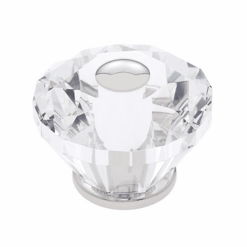 JVJ 36814-D 60 mm Diamond Cut Knob Polished Nickel