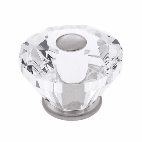 JVJ 36846-D 60 mm Diamond Cut Knob Satin Nickel