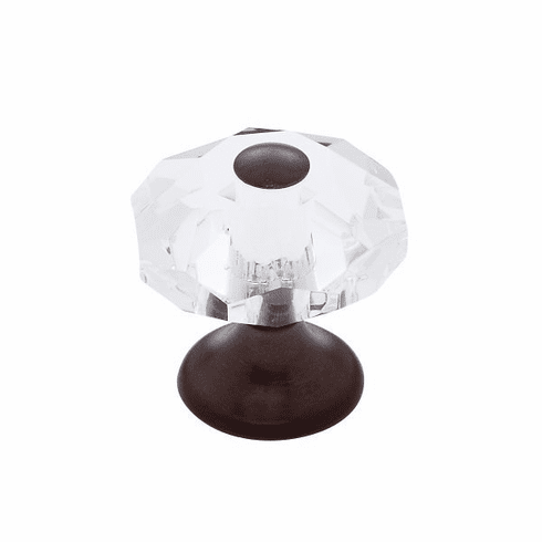 JVJ 36912-D 28 mm 8-Sided Crystal Knob Old World Bronze