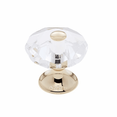 JVJ 36924-D 28 mm 8-Sided Crystal Knob 24k Gold