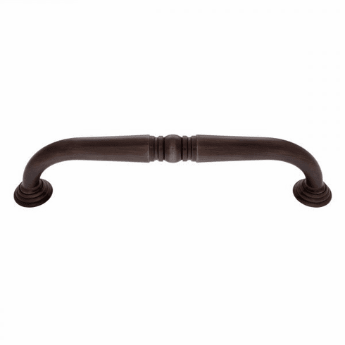 JVJ 37912 Colonial Collection Old World Bronze Finish 12" c/c Colonial Refrigerator Pull with Rosettes