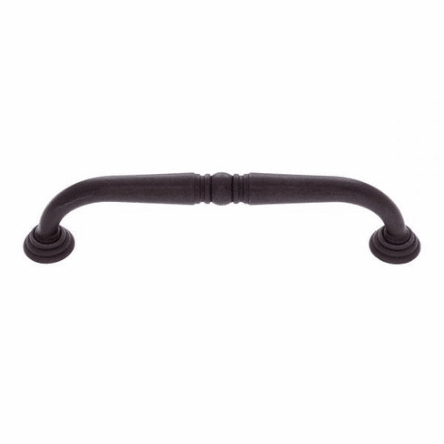 JVJ 38120 Colonial Collection Oil Rubbed Bronze Finish 6" c/c Colonial Refrigerator Pull with Rosettes