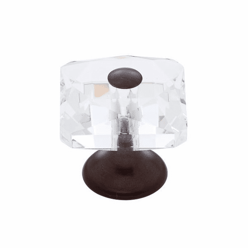 JVJ 38312-D 28 mm Square Crystal Knob Old World Bronze