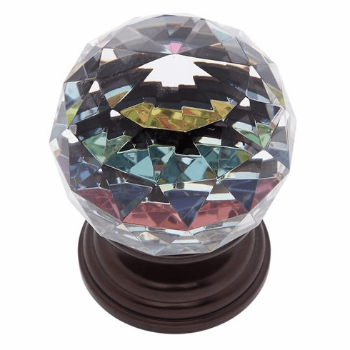 JVJ 38912-D 50 mm Round Prism Knob Old World Bronze