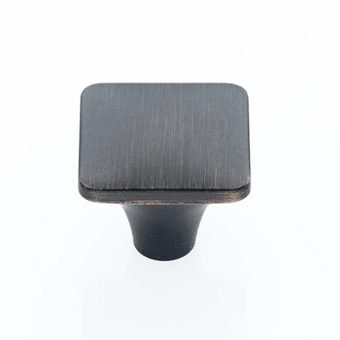 JVJ 39412 Newcastle Collection Old World Bronze Finish 32 mm Wide Square Knob
