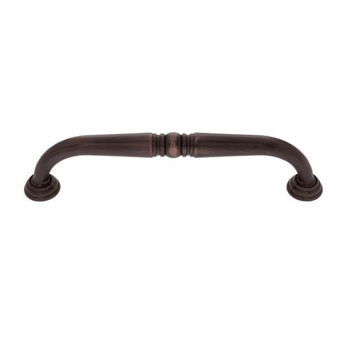 JVJ 39912 Colonial Collection Old World Bronze Finish 8" c/c Colonial Refrigerator Pull with Rosettes