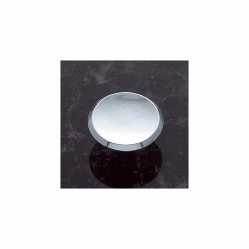 JVJ 41026 Vintage Collection Chrome Finish 1  Dish Shaped Alloy Wardrobe Knob, Composition Zamac