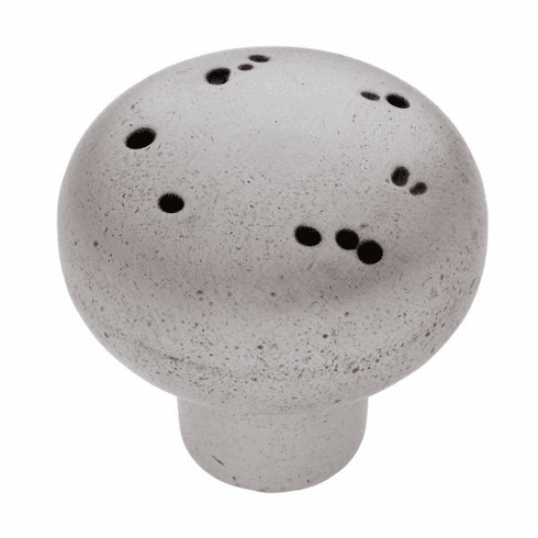 JVJ 41113 Bedrock Collection Rustic Nickel Finish 1-3/4" Rustic Round Knob