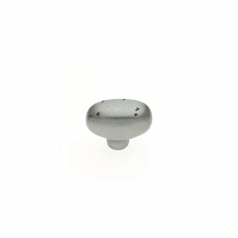 JVJ 41213 Bedrock Collection Rustic Nickel Finish 1-7/8" Rustic Oval Knob