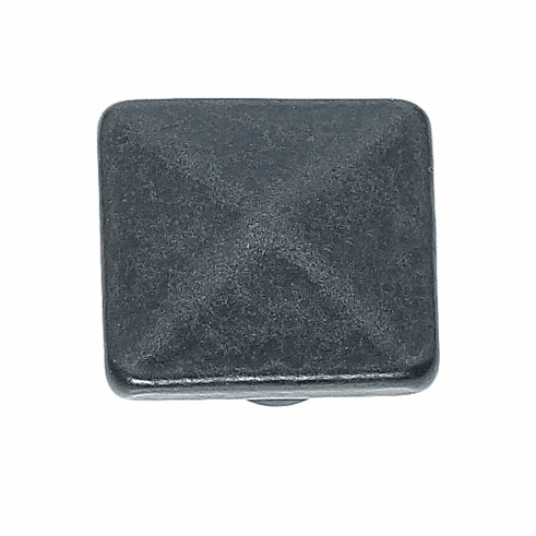 JVJ 43114 Bedrock Collection Rustic Bronze Finish 1-1/4" Rustic Square Knob