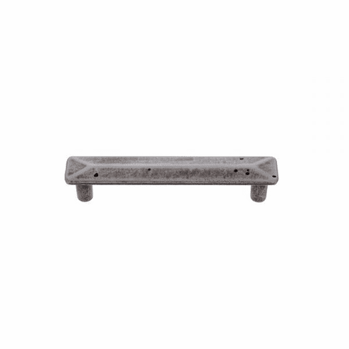 JVJ 43413 Bedrock Collection Rustic Nickel Finish 96 mm c/c Rustic Square Pull