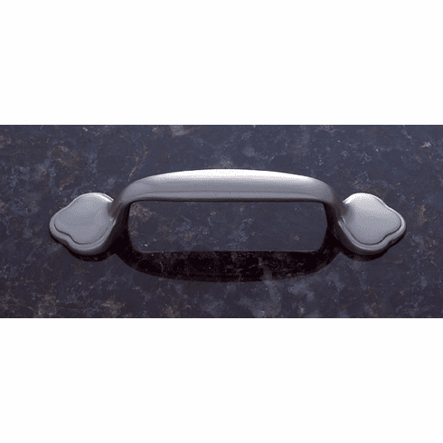 JVJ 44946 Vintage Collection Satin Nickel Finish 3” c/c (4-3/4") Footed Pull 4-3/4” OA