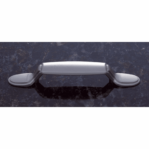 JVJ 45046 Vintage Collection Satin Nickel Finish 3” c/c (5-3/4" OA) Oval Footed Pull w/Step