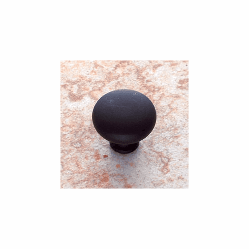 JVJ 46014 Vintage Collection Matte Black Finish 1-1/4” Mushroom Knob
