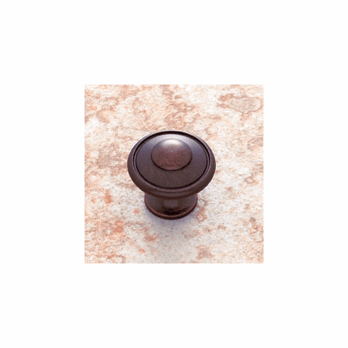 JVJ 46312 1-3/16" Large Button Knob Old World Bronze
