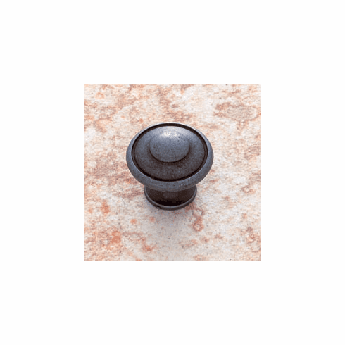 JVJ 46322 Lone Star Collection Iron Finish 1-3/16” Large Button Knob