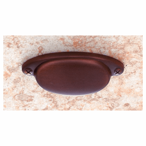 JVJ 46612 Vintage Collection Old World Bronze Finish 2-1/2” c/c Smooth Cup Pull