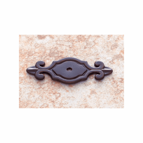 JVJ 46712 Classic Collection Old World Bronze Finish 3” Deco Back Plate for Knob