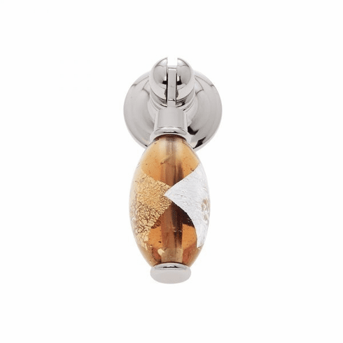 JVJ 47814-D 30 mm Orange Pendant Pull Polished Nickel