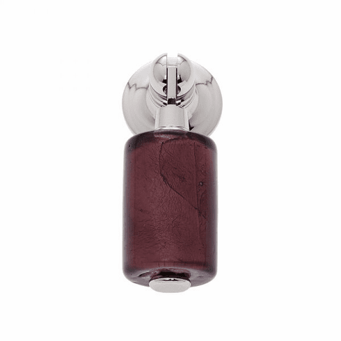 JVJ 48514-D 30 mm Purple Pendant Pull Polished Nickel