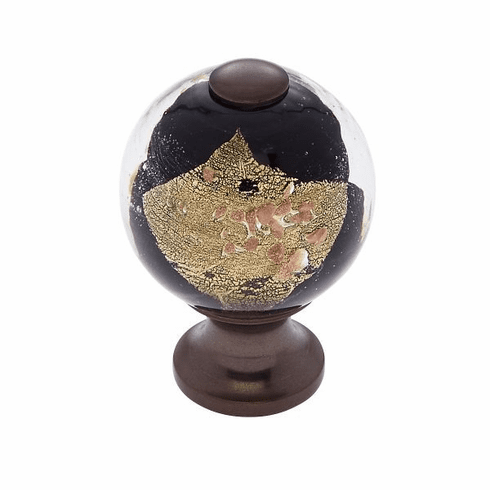 JVJ 49812-D 30 mm Black Knob Old World Bronze