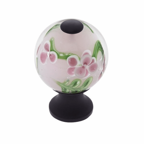 JVJ 49920-D 30 mm Clear Knob Oil Rubbed Bronze