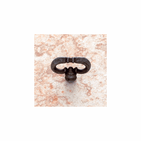 JVJ 50322 Iron Finish-1 3/8 Stationary Ring Pull, Composition Zamac