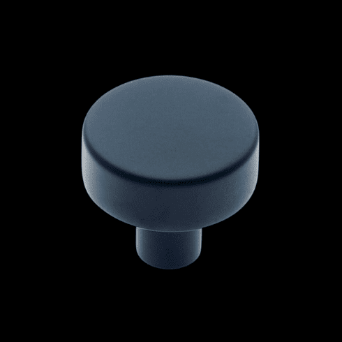 JVJ 51214 Belmont Collection Matte Black Finish 33 mm Round Knob